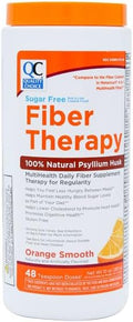 Quality Choice Polvo de Fibra Sin Azúcar de Origen Natural, Fórmula Vegetal, 48 Dosis, Sabor Naranja - imagen 1