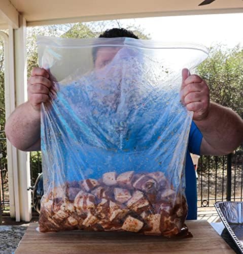Bolsas para Carne Killer Hogs BBQ | Para Salmuera, Marinar o Almacenar | Extra Gruesas (4 MIL) para Pavo, Pollo, Res y Más | 20 x 24 con Cierre | - imagen 2