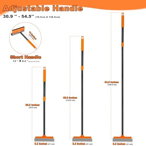 JEHONN Limpiaparabrisas para Ventanas, Kit 2 en 1 para Lavado de Parabrisas de Auto con Extensión de 54.5 pulgadas, Herramienta Limpiadora de - imagen 2