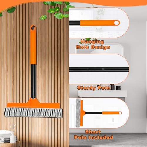 JEHONN Limpiaparabrisas para Ventanas, Kit 2 en 1 para Lavado de Parabrisas de Auto con Extensión de 54.5 pulgadas, Herramienta Limpiadora de - imagen 6