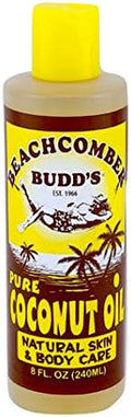 Aceite de Coco Aromatizado Budd's Pure de 8 Onzas - Hawaiian Beachcomber - imagen 1