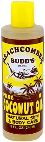 Aceite de Coco Aromatizado Budd's Pure de 8 Onzas - Hawaiian Beachcomber - imagen 1