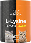 Horbäach L-Lisina en Polvo para Gatos | 500mg | 12oz | Suplemento Vegetariano, Sin OGM y Libre de Gluten | por River & RULA - imagen 1