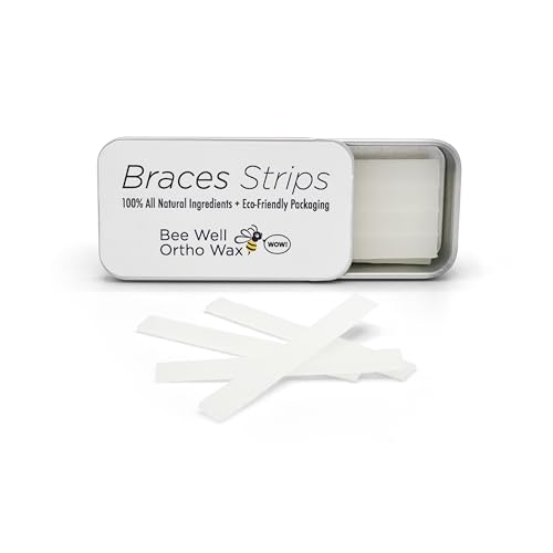 Cera Ortodóntica Bee Well para Frenos | 100% Cera de Abeja Natural | Protege y Alivia Irritaciones de Brackets y Alambres | 1 Lata Reciclable con 24 - imagen 1