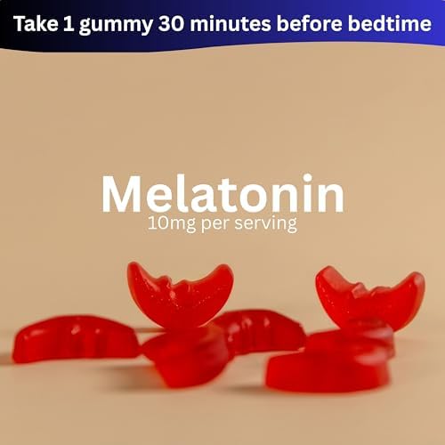 Gomitas para Dormir Vemax para Adultos con Melatonina 10mg, L-Theanina, Magnesio, Lavanda, Toronjil y Ashwagandha, Sin Drogas, 60 Gomas Sabor Fresa, - imagen 2