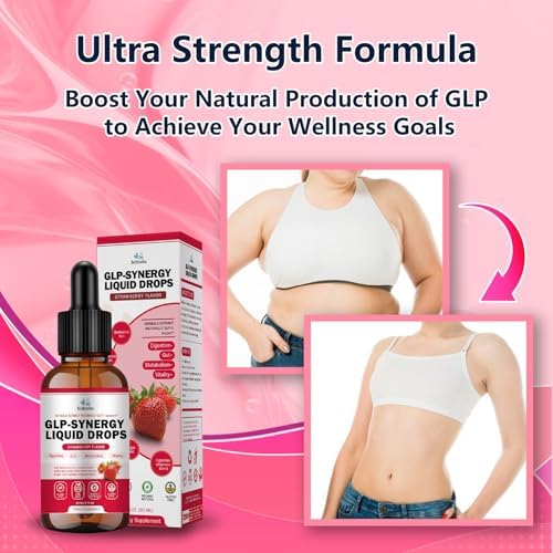 Gotas Suplemento GLP-1 para Hombres y Mujeres, Mezcla Líquida Natural 12 en 1 con Berberina HCI para Metabolismo y Digestión, Potente Bebida Diaria - imagen 5
