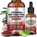 Scibalia Gotas Líquidas de Arroz Rojo Liposomal 1200mg 10 en 1, Suplemento Orgánico con CoQ10, Bergamota, Esteroles Vegetales y Ajo, Fuerza Extra - imagen 1