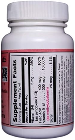 Unique B-12 Vitaminas B Sublinguales 90 cápsulas vegetales - imagen 2