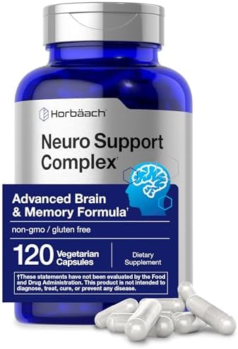 Suplemento para el Cerebro Horbäach | 120 Cápsulas | con Fosfatidilserina y DMAE | Fórmula Avanzada para Memoria, Concentración y Claridad | - imagen 1