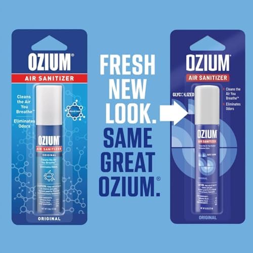 Ozium 0.8 oz. Sanitizante de Aire y Eliminador de Olores para Hogares, Autos y Oficinas, Aroma Original, Paquete de 3 - imagen 2