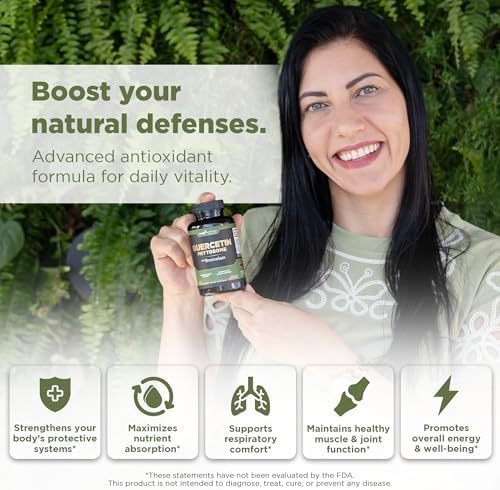 Gade Nutrition Quercetina Fitósoma con Bromelina I 95% Purificada I 50X Mayor Absorción - Suplemento Efectivo para Hombres y Mujeres - Hecho en EE. - imagen 2