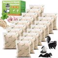Paquete de 16 Bolsitas Repelentes de Zorrillos, Aceite Esencial de Menta Natural, Seguro para Mascotas y Familia, Listo para Usar en Jardín, Patio y - imagen 1