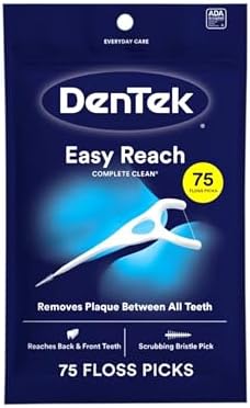 DenTek Complete Clean | Palillos de Hilo Dental Angulados de Fácil Alcance | Sin Quiebre ni Desgarro | Diseñados para Molares Difíciles de Alcanzar | - imagen 2