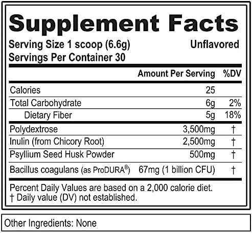 Evlution Nutrition FiberMode - Polvo de Fibra + Probióticos - Salud Digestiva y Soporte Inmunológico - 1 mil millones de CFU + 5g de Fibra - Sin - imagen 2