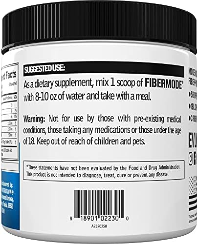 Evlution Nutrition FiberMode - Polvo de Fibra + Probióticos - Salud Digestiva y Soporte Inmunológico - 1 mil millones de CFU + 5g de Fibra - Sin - imagen 5