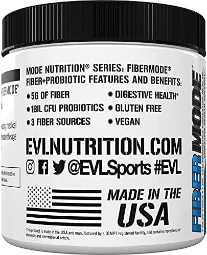 Evlution Nutrition FiberMode - Polvo de Fibra + Probióticos - Salud Digestiva y Soporte Inmunológico - 1 mil millones de CFU + 5g de Fibra - Sin - imagen 6