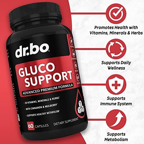 Suplemento de Gluco Soporte en Cápsulas - Suplementos para Acelerar el Metabolismo, Fórmula Herbal con Vitaminas - Optimizador Ultra Balance, Cromo, - imagen 2
