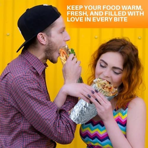 Papel de Aluminio Aislante para Sándwiches - 150 Hojas de 10 3/4 x 14 - Ideal para Sándwiches, Burritos y BBQ - imagen 7