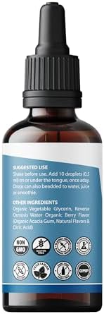 L-Metilfolato 15mg + Gotas Líquidas de Metil B12 – Fórmula Sublingual de Alta Potencia con Sabor Natural a Baya – Soporte para el Ánimo, Salud - imagen 8