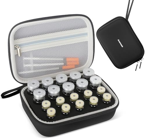 Estuche Avomosk para 20 Frascos de 10ml y 3ml, Holder para Insulina y Agua BAC, Almacenamiento de Péptidos para Refrigerador y Viajes, Suministros - imagen 1