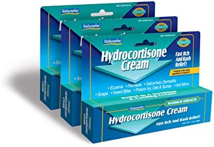 Crema de Hidrocortisona Natureplex 1% 1.0 oz (Paquete de 6) Alivio Máximo para Picazón, Urticaria, Eccema, Psoriasis y Más, Ungüento Tópico, Hecho en - imagen 6