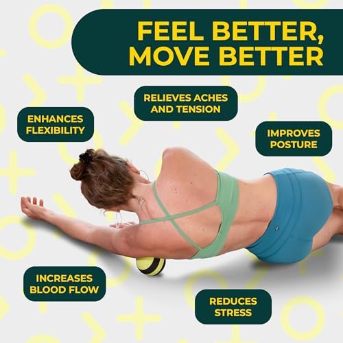 Set de Pelotas de Masaje de Tejido Profundo para Yoga, Densidad Firme – Pelotas de Liberación Miofascial de 4 Pulgadas para Pies, Espalda, Cuello, - imagen 3