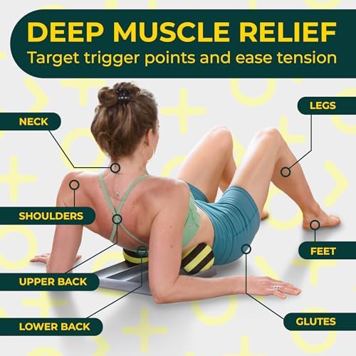 Set de Pelotas de Masaje de Tejido Profundo para Yoga, Densidad Firme – Pelotas de Liberación Miofascial de 4 Pulgadas para Pies, Espalda, Cuello, - imagen 5