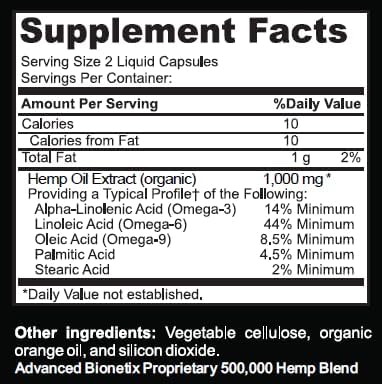 Mezcla de Aceite de Cáñamo True de Advanced Bionetix: Alivio para Dolores Corporales, Ansiedad y Para Sentirte Tranquilo - imagen 6