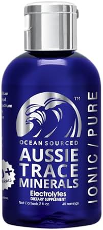 Aussie Trace Minerals - Gotas de Electrolitos Completas, Ricas en Magnesio y Bajas en Sodio para Hidratación, Energía y Recuperación - 2oz / 60ml - - imagen 1