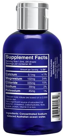 Aussie Trace Minerals - Gotas de Electrolitos Completas, Ricas en Magnesio y Bajas en Sodio para Hidratación, Energía y Recuperación - 2oz / 60ml - - imagen 3