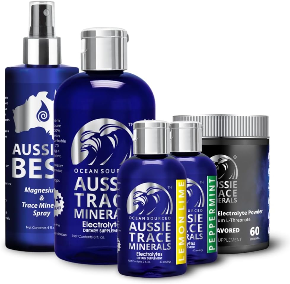 Aussie Trace Minerals - Gotas de Electrolitos Completas, Ricas en Magnesio y Bajas en Sodio para Hidratación, Energía y Recuperación - 2oz / 60ml - - imagen 6