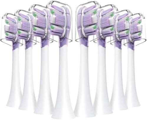 Cabezas de Cepillo de Dientes de Repuesto Compatibles con Philips Sonicare, 8 Piezas, Cabezas de Cepillo Eléctrico con Limpieza Profunda - imagen 1
