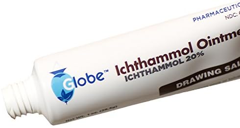 Ungüento Ichthammol Globe 20% (Pomada Dibujo) 1 OZ - Alivio Suave para la Piel, Tratamiento de Eczema, Acné, Forúnculos, Astillas, Picaduras de Abeja - imagen 5