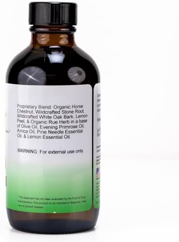Aceite de Masaje V-Vein de Christopher’s Original Formulas, 4 fl oz | Mezcla Herbal Tópica para Cuidado de la Piel y Masaje - imagen 2