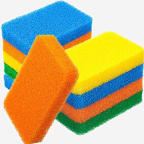 Esponjas de Silicón Patelai - 10 Piezas, Reutilizables, Suaves, para Limpiar Frutas y Verduras, Estilo Cuadrado - imagen 1