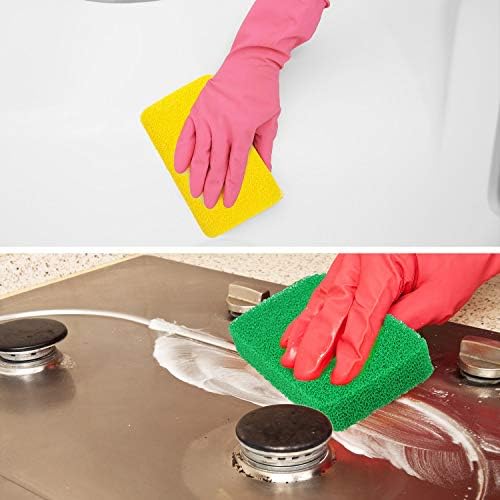 Esponjas de Silicón Patelai - 10 Piezas, Reutilizables, Suaves, para Limpiar Frutas y Verduras, Estilo Cuadrado - imagen 5