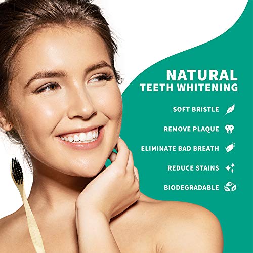 Cepillo de Dientes de Carbón Primal Life Organics, Hecho de Carbón y Bambú, Biodegradable, Libre de BPA, Ideal para Niños y Adultos, (1 Paquete) - imagen 7