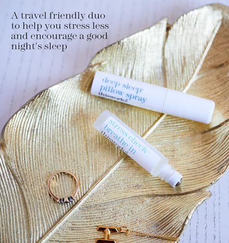 Kit de Viaje Choose Sleep de thisworks, Mini Spray de Almohada Deep Sleep y Roller Aromaterapéutico con Eucalipto, Incienso y Lavanda, 2x5ml - imagen 2