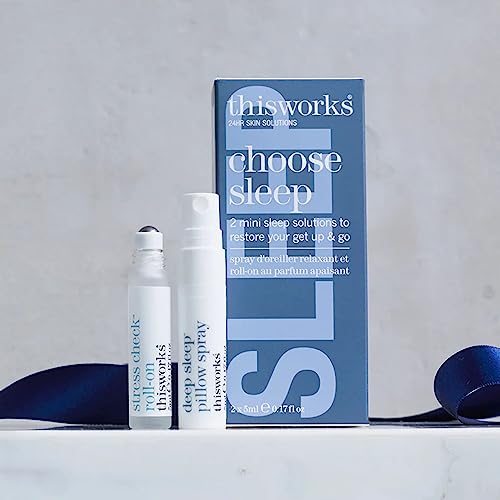 Kit de Viaje Choose Sleep de thisworks, Mini Spray de Almohada Deep Sleep y Roller Aromaterapéutico con Eucalipto, Incienso y Lavanda, 2x5ml - imagen 7