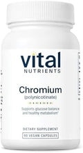 Vital Nutrients Chromium Polynicotinate 200 mcg - Suplemento para Metabolismo de Grasas y Carbohidratos - Mantenimiento de Colesterol - 90 Cápsulas - imagen 1