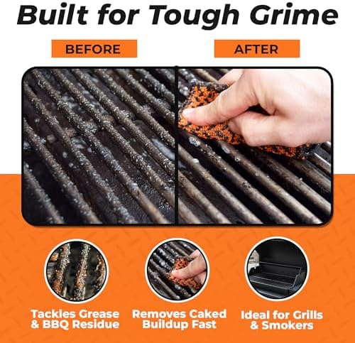 Paquete de 2 paños de limpieza reutilizables Proud Grill Q-Swiper - Toallas de microfibra resistentes, ideales para parrillas y utensilios de cocina - imagen 2
