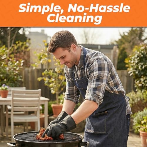 Paquete de 2 paños de limpieza reutilizables Proud Grill Q-Swiper - Toallas de microfibra resistentes, ideales para parrillas y utensilios de cocina - imagen 6