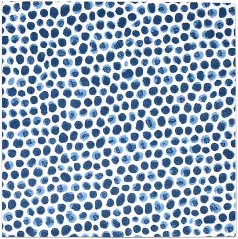 Servilletas Desechables de Papel Gift Boutique 100 Piezas con Puntos Azules para Cócteles, Decoración de Fiesta, Baby Shower y Cumpleaños - imagen 7
