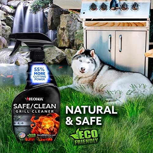 Limpiador Profesional Kona para Parrillas de BBQ – Desengrasante Pesado, No Tóxico y Sin Humos, Ecológico – 23oz - imagen 6