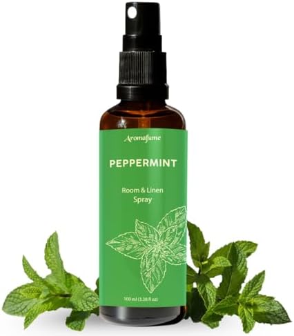 Spray de Ropa y Almohadas de Menta, Aromafume | 100ml | Con Aceite Esencial de Menta Pura | Aromaterapia para Relajación, Sueño y Alivio del Estrés - imagen 1