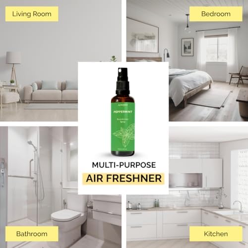 Spray de Ropa y Almohadas de Menta, Aromafume | 100ml | Con Aceite Esencial de Menta Pura | Aromaterapia para Relajación, Sueño y Alivio del Estrés - imagen 3