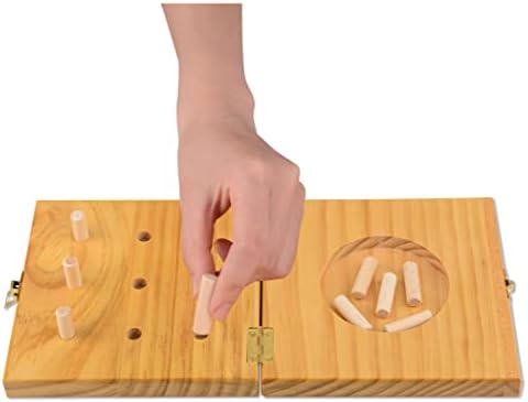 Tablero de Clavos de Madera Ultrassist de 9 Agujeros para Terapia Ocupacional, Kit de Prueba para Mejorar la Destreza Manual y Habilidades Motoras - imagen 1