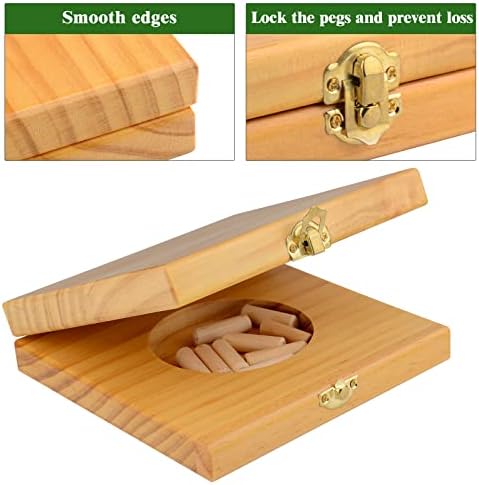 Tablero de Clavos de Madera Ultrassist de 9 Agujeros para Terapia Ocupacional, Kit de Prueba para Mejorar la Destreza Manual y Habilidades Motoras - imagen 5