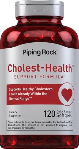 Suplemento para la Salud del Colesterol Piping Rock | 120 Softgels | Fórmula de Esteroles Vegetales | Sin OGM, Libre de Gluten - imagen 1