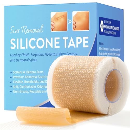 Hojas de Silicona para Cicatrices Aroamas – Cinta de Silicona – 1.6x60 para Suavizar y Aplanar Cicatrices, Cesárea, Queloides, Cirugía – - imagen 8